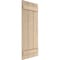 Ekena Millwork Rustic Three Board Joined Board-n-Batten Sandblasted Faux Wood Shutters, 16 1/2W x 36H, PR SHUBJS16X36SDPR - alternate 3